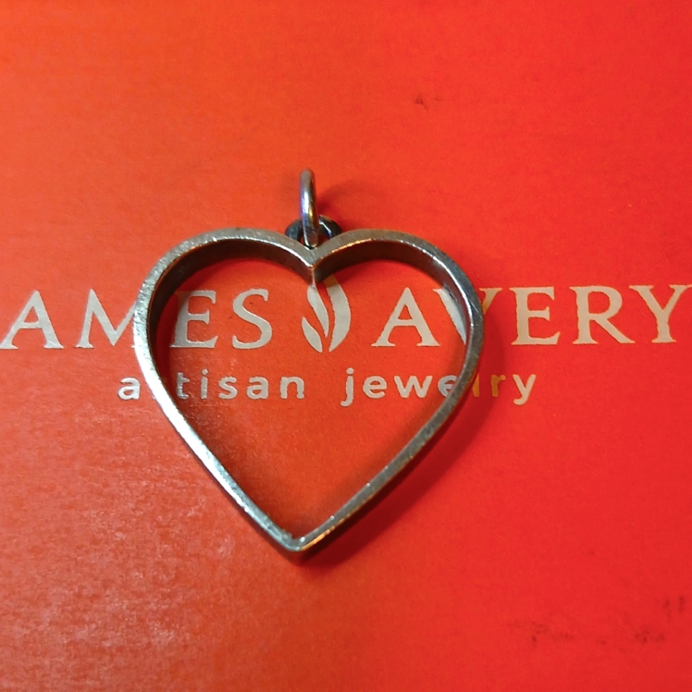 James Avery Retired Deep Heart Charm